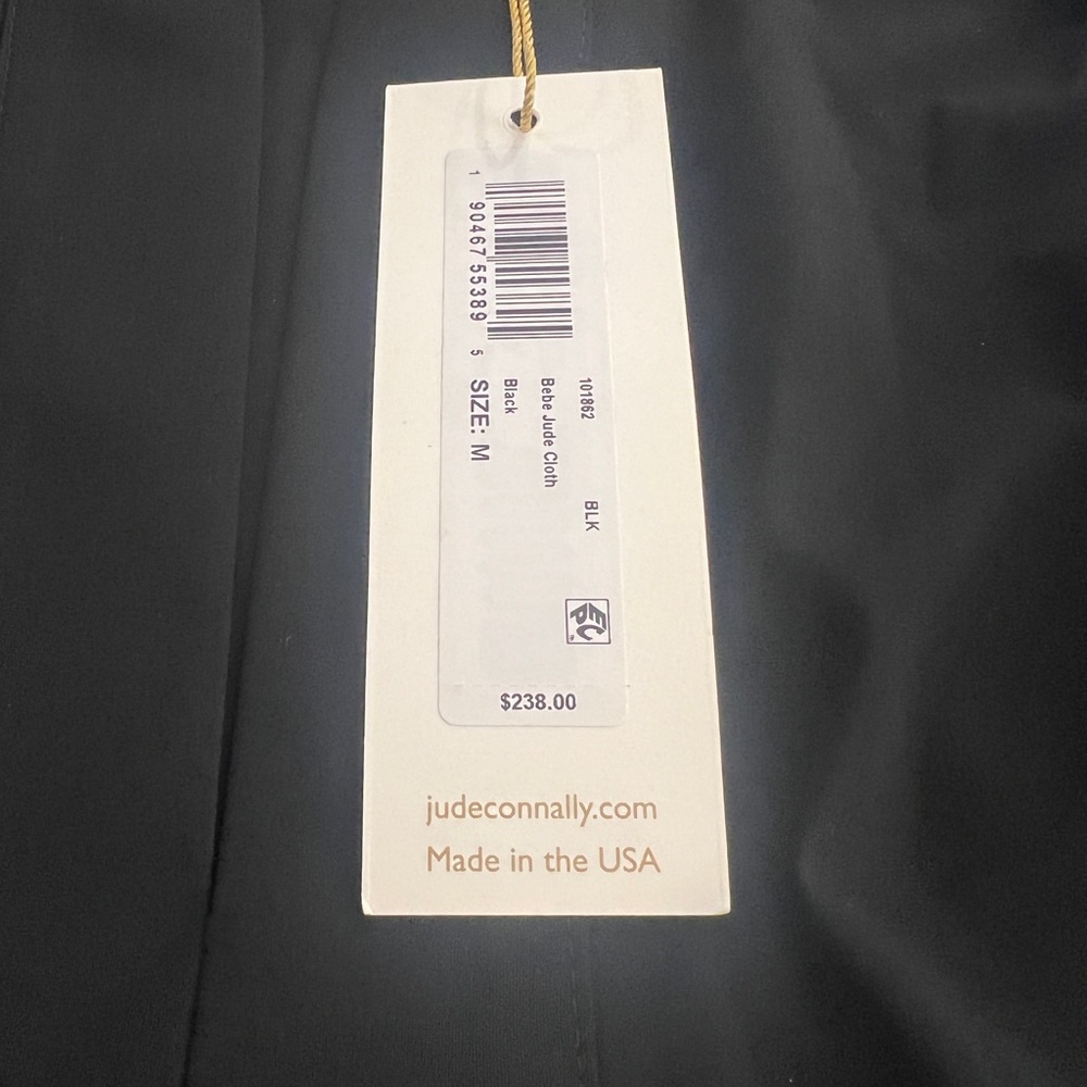 Jude Connally Bebe Jude Cloth Black Dress Sz M NWT - Picture 11 of 12